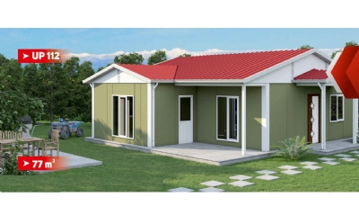 77 M² Tek Katlı Prefabrik Ev