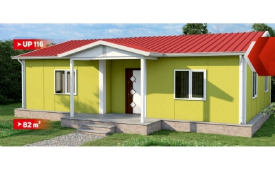 82 m² Tek Katlı Prefabrik