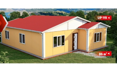86 m² Tek Katlı Prefabrik