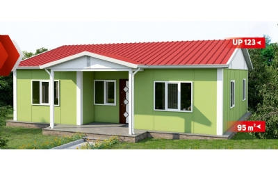 96 m² Tek Katlı Prefabrik Ev