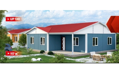 117 m² Tek Katlı Prefabrik Ev