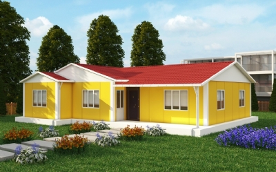 121 m² Tek Katlı Prefabrik Ev