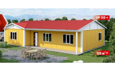 125 m² Tek Katlı Prefabrik Ev